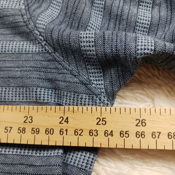 Puritan Men's 2XL Golf Polo. Three Button. Blue Stripes......................... - Picture 6 of 7